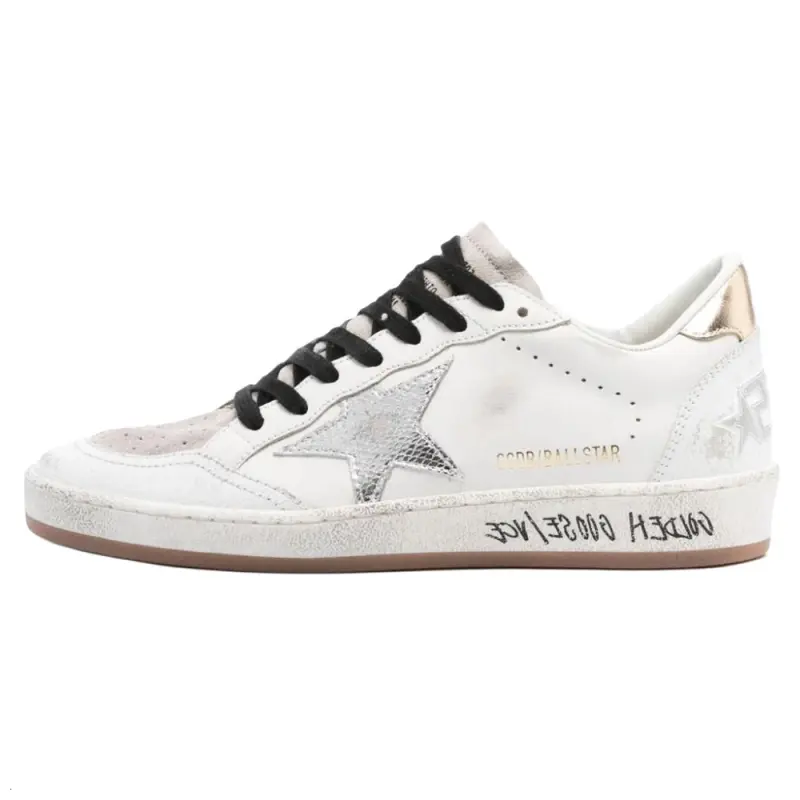 Golden Goose Ball Star Low top Skateboard Shoes Women's White