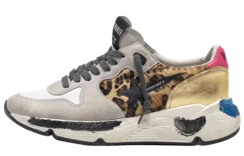 Golden Goose Running Sole Low top Casual Shoes Women's Gray