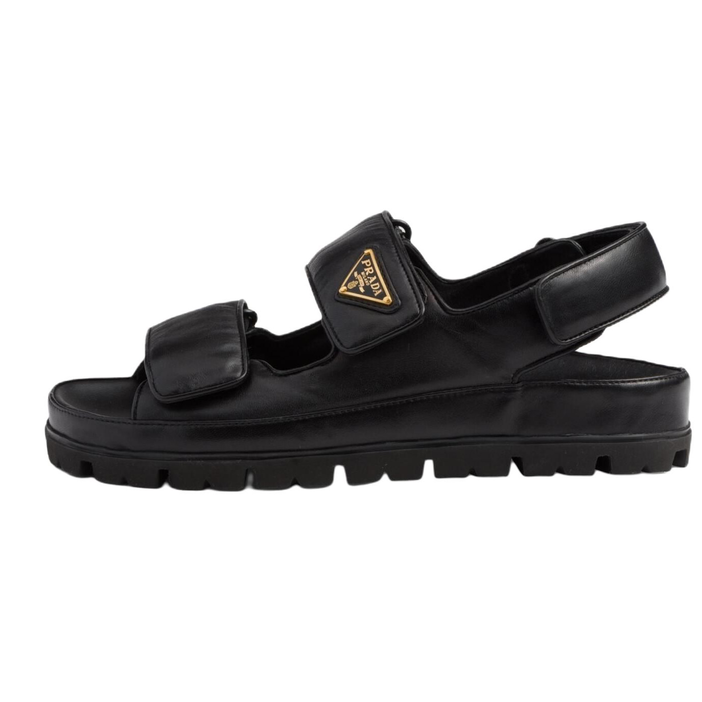 Женские сандалии Prada 1X416N (черные)