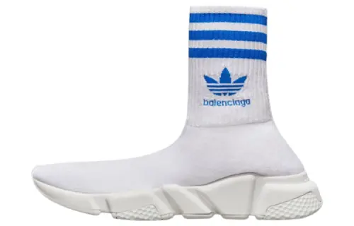 Balenciaga X Adidas Speed Trainer White Blue