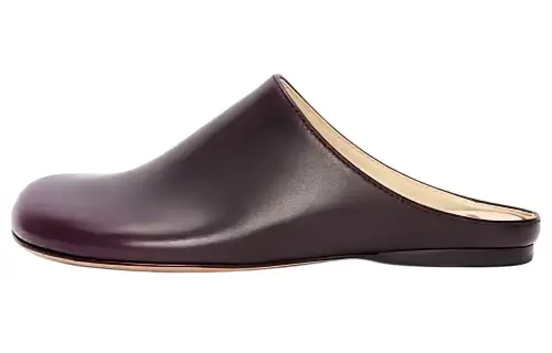 LOEWE Comfortable Round Toe Closed Toe Slippers Women's Purple