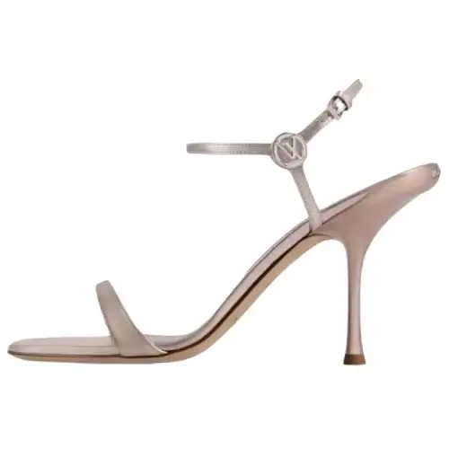 LOUIS VUITTON 6AM One Strap Sandals 9cm Women's Pink