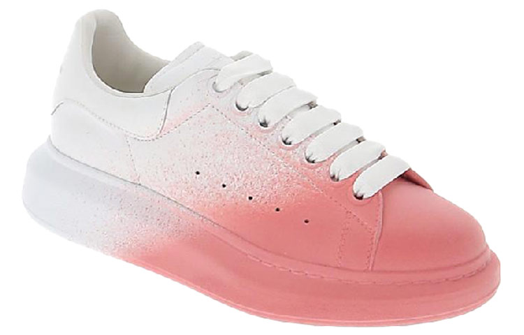 Alexander McQueen Oversized White Pink Velvet Spray Women's - 4