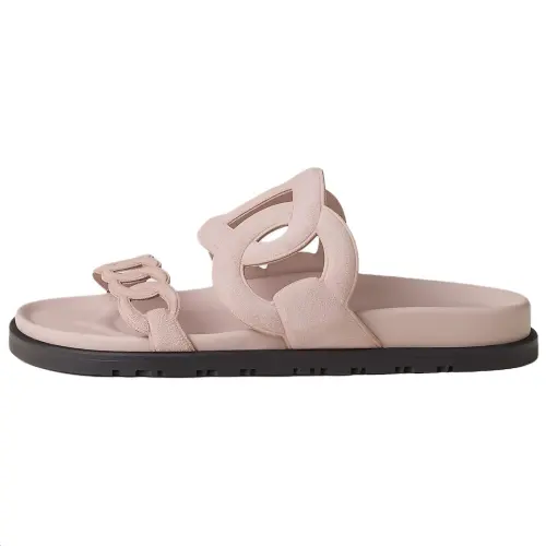HERMES Extra Slide Slippers Women's Pink