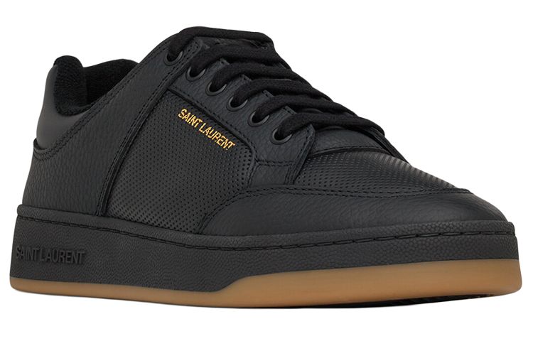 Женские кеды SAINT LAURENT SL/61 (черные) — фото 3