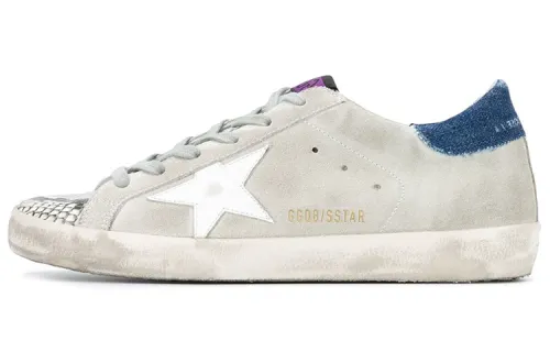 Golden Goose Super Star Stylish Skateboarding Shoes Women's Silver