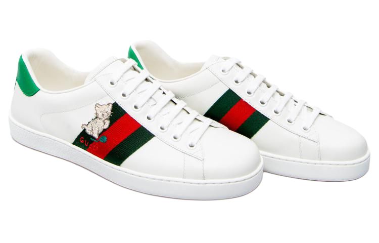 Мужские кеды Gucci ACE (белый) — фото 3