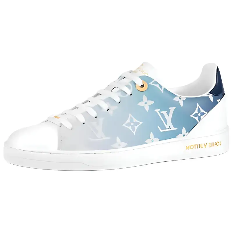 LOUIS VUITTON Lv Frontrow Sneakers Blue Women's