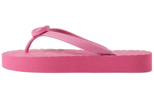 Gucci Wmns Chevron Thong Sandal 'Pink' Women's