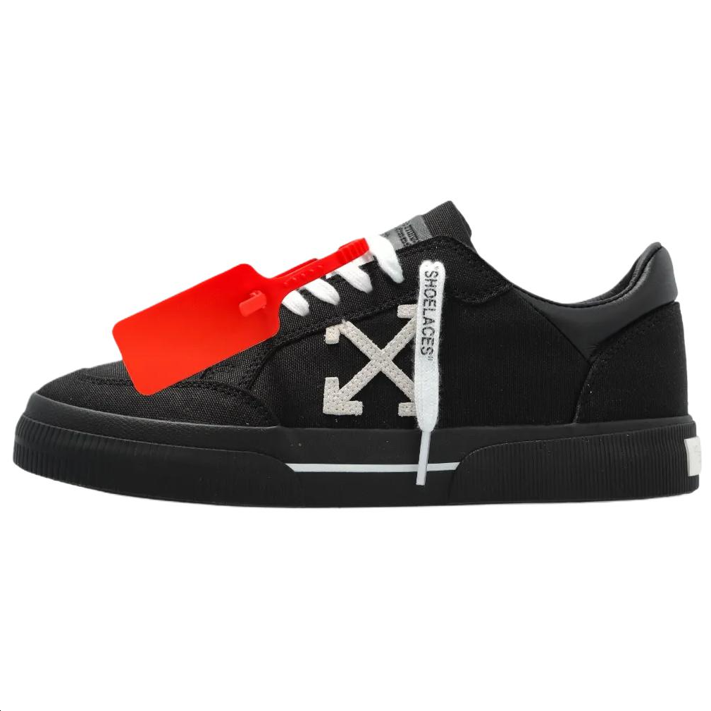 Женские кеды OFF-WHITE Vulcanized (черные)