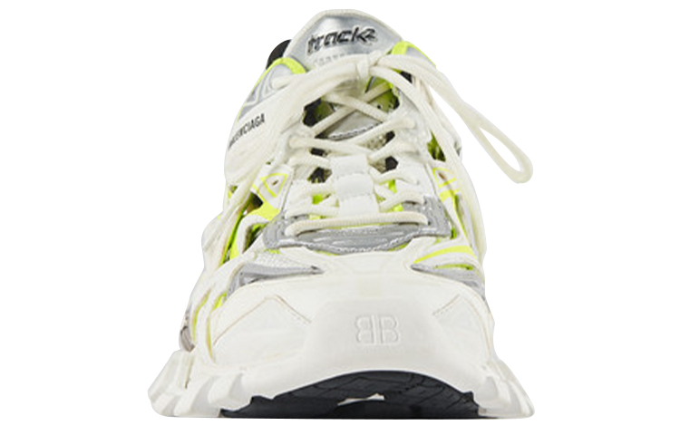 Мужские кроссовки Balenciaga Track 2.0 (желто-белые) — фото 3