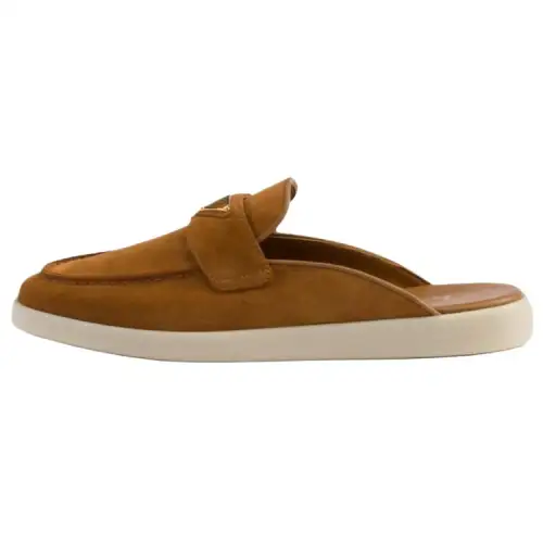 PRADA Closed Toe Slippers Women's Brown