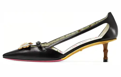 GUCCI Slim Heel High Heels Women's Black
