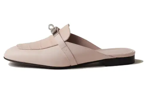 HERMES Oz Closed Toe Slippers Women's Pink