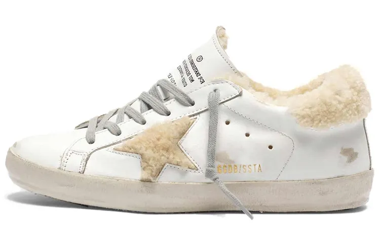 Golden Goose Super Star Casual Shoes Women's White Distressed