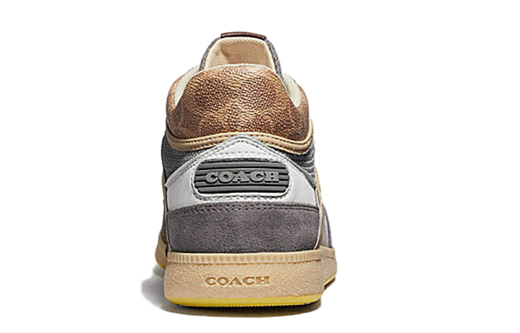 COACH CitySole Low top Stylish Skateboarding Shoes Men's Heather Gray