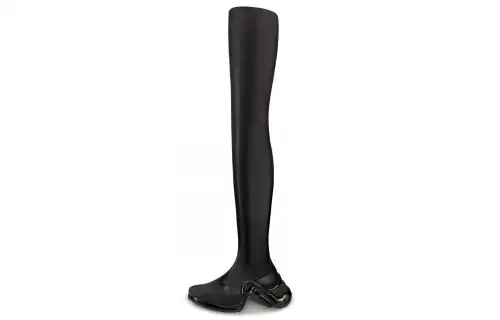 LOUIS VUITTON Archlight 1.0 Knee high Boots Women's Pure Black