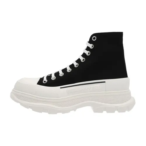 Alexander McQueen Tread Slick Lace-Up Boots