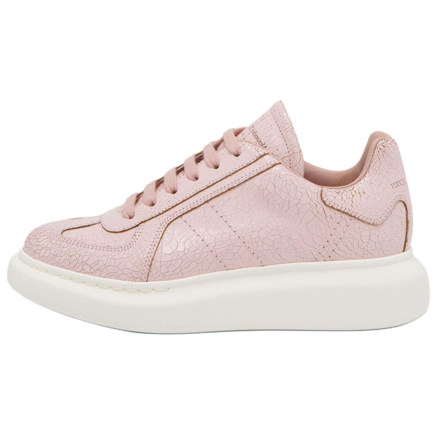 Женские кроссовки Alexander McQueen Oversized Sneaker (розовые)