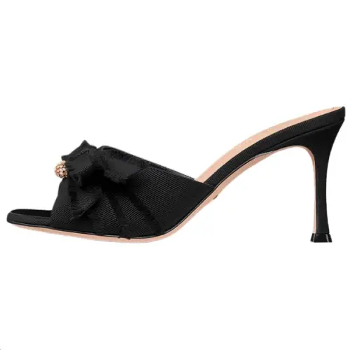 DIOR Adiorable Slide Slippers 8cm Women's Black