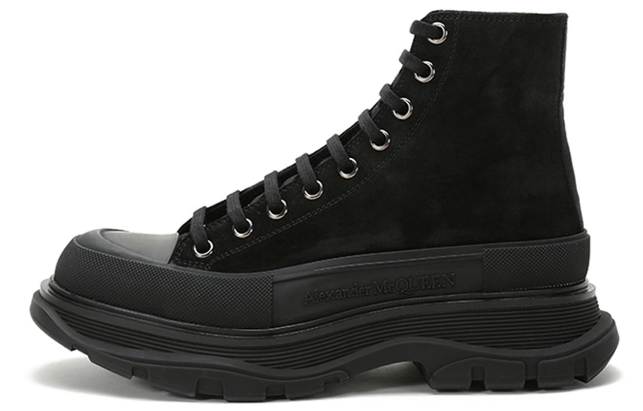 Мужские ботинки Alexander McQueen Tread Slick (черный) — фото 1