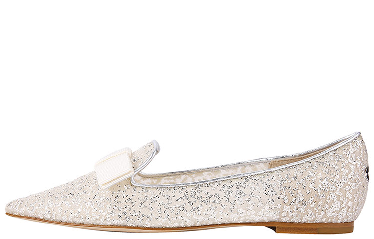 Jimmy Choo Zhou Yangjie Casual Shoes Women's Silver
