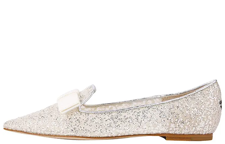 Jimmy Choo Zhou Yangjie Casual Shoes Women's Silver