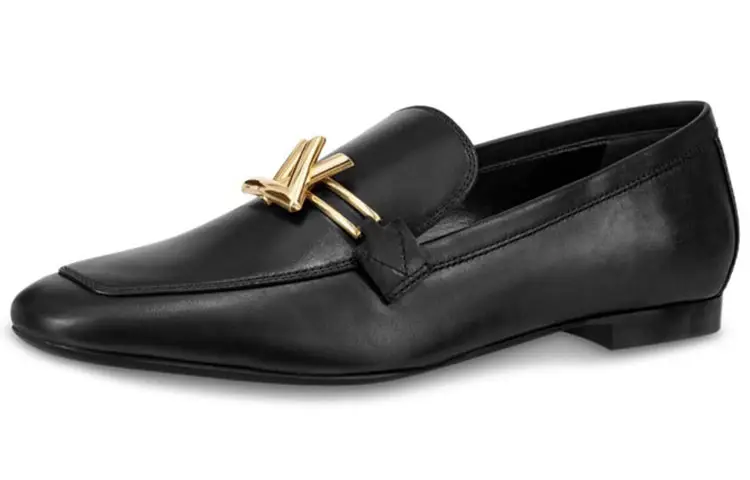 LOUIS VUITTON Upper Case Women's Casual Shoes Women's Black
