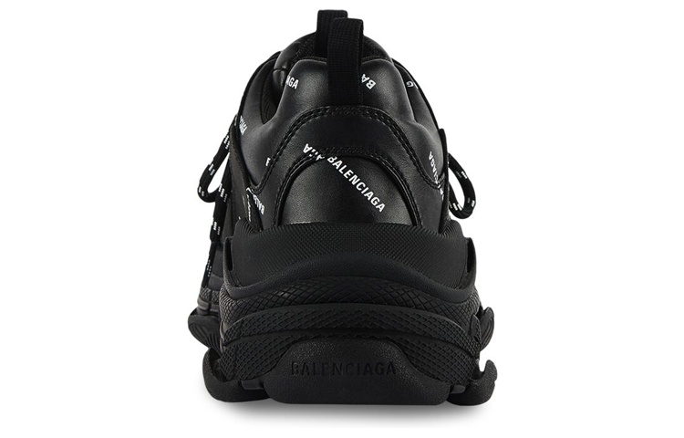 Женские кроссовки Balenciaga Triple S (черный) — фото 4