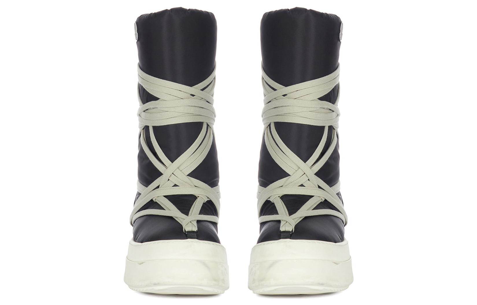Moncler x RICK OWENS/RO Short Snow Boots Men's Black