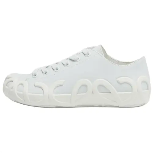 LOEWE Rise Leather Low top Casual Shoes Women's White