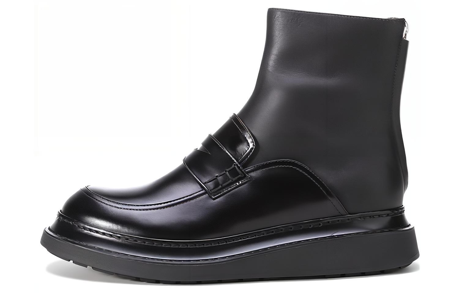 Мужские ботинки LOEWE (черные)