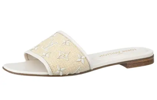 LOUIS VUITTON Revival Flat Mules 'Yellow' Women's