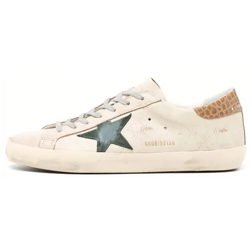 Golden Goose Super Star Cream Green
