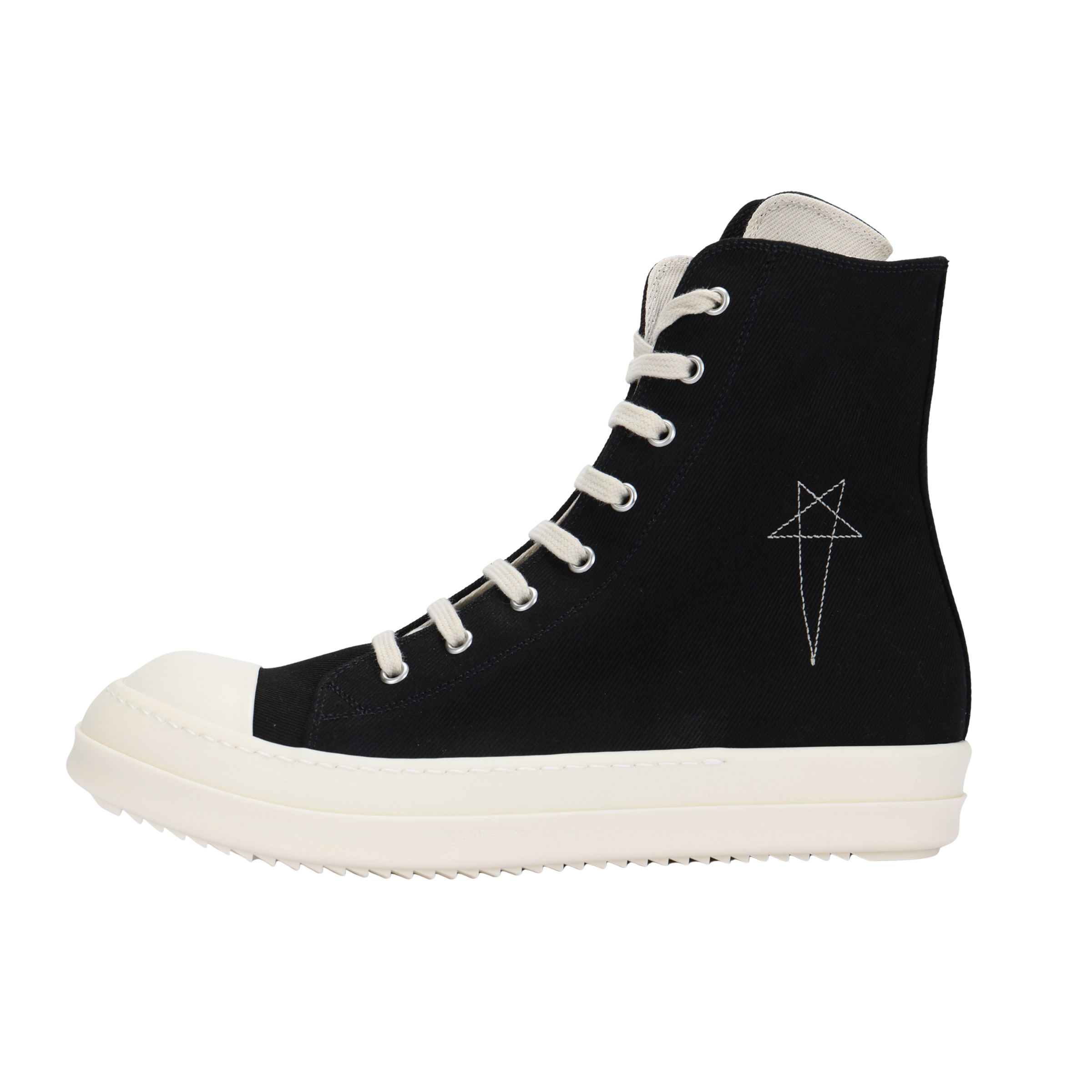 Мужские кеды Rick Owens DRKSHDW (черные)