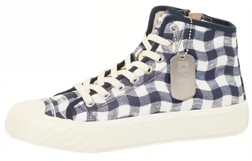 KENZO Takumi Takada Lace Up High top Stylish Skateboarding Shoes Women's Blue White