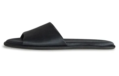 THE ROW Slide Slippers Women's Black