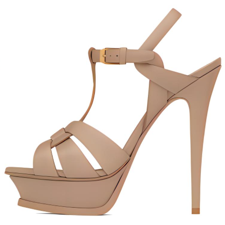 SAINT LAURENT Tribute Platform Sandals Women's