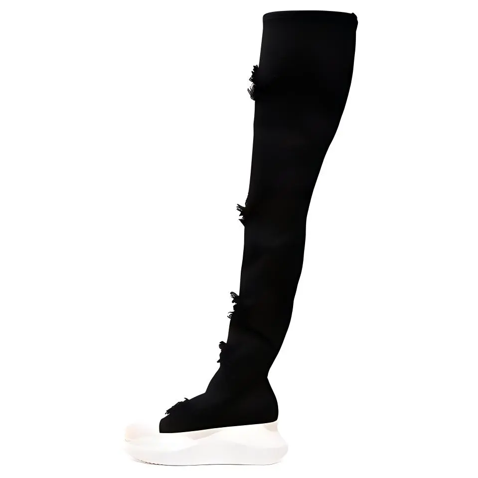 Rick Owens DRKSHDW Knee high Boots Women's Black