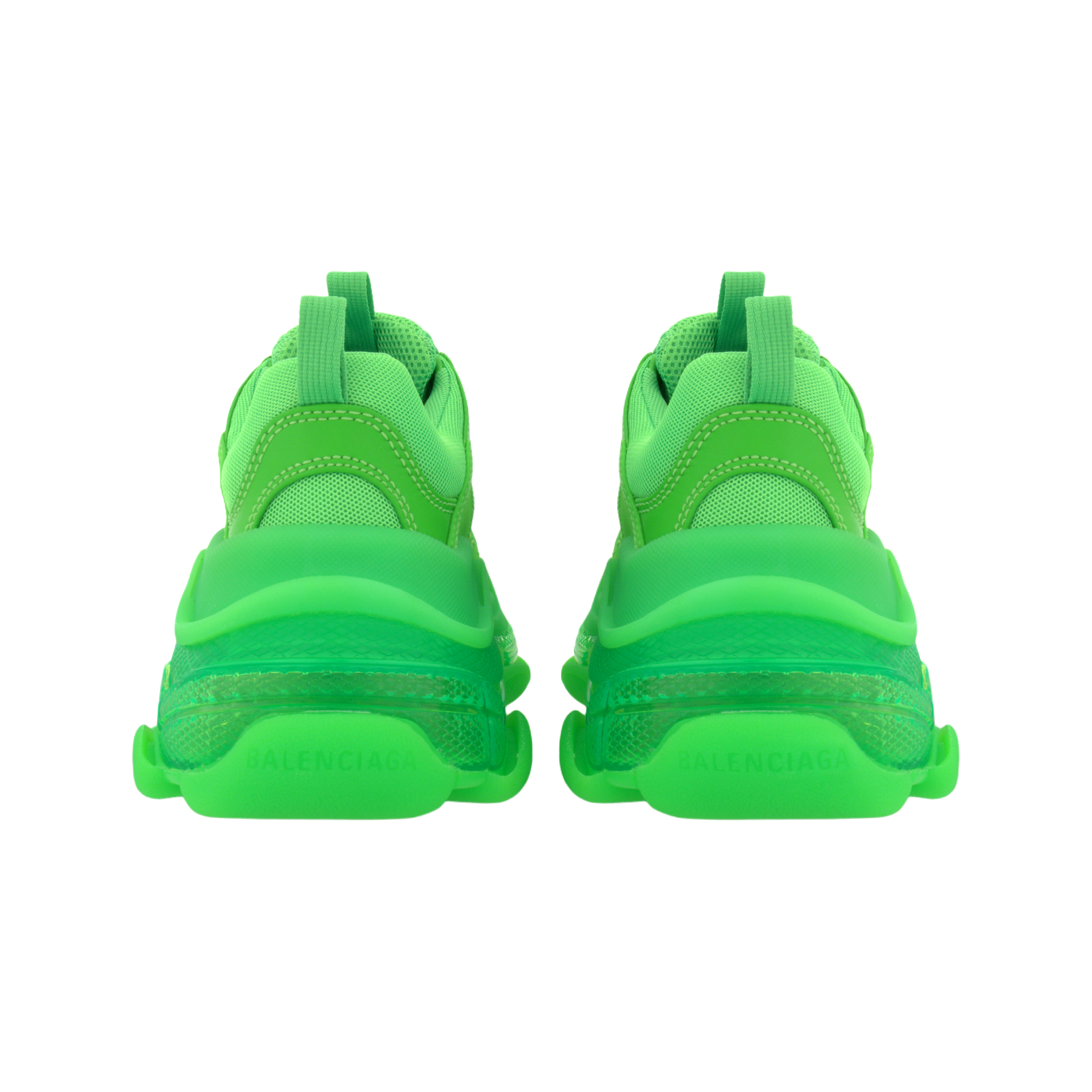 Женские кроссовки Balenciaga Triple S (зеленые) — фото 5