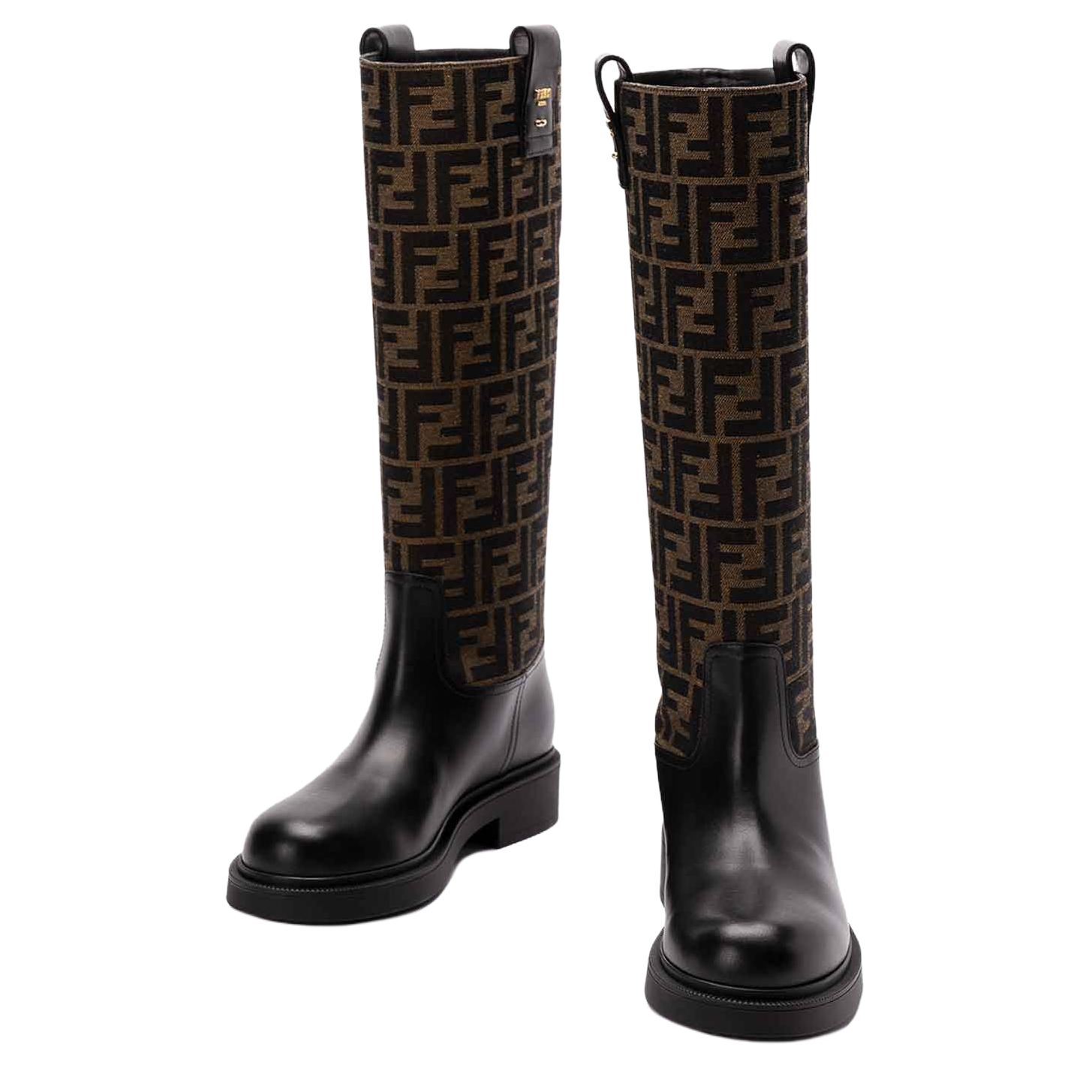 FENDI Filo Panelled Boots Women's