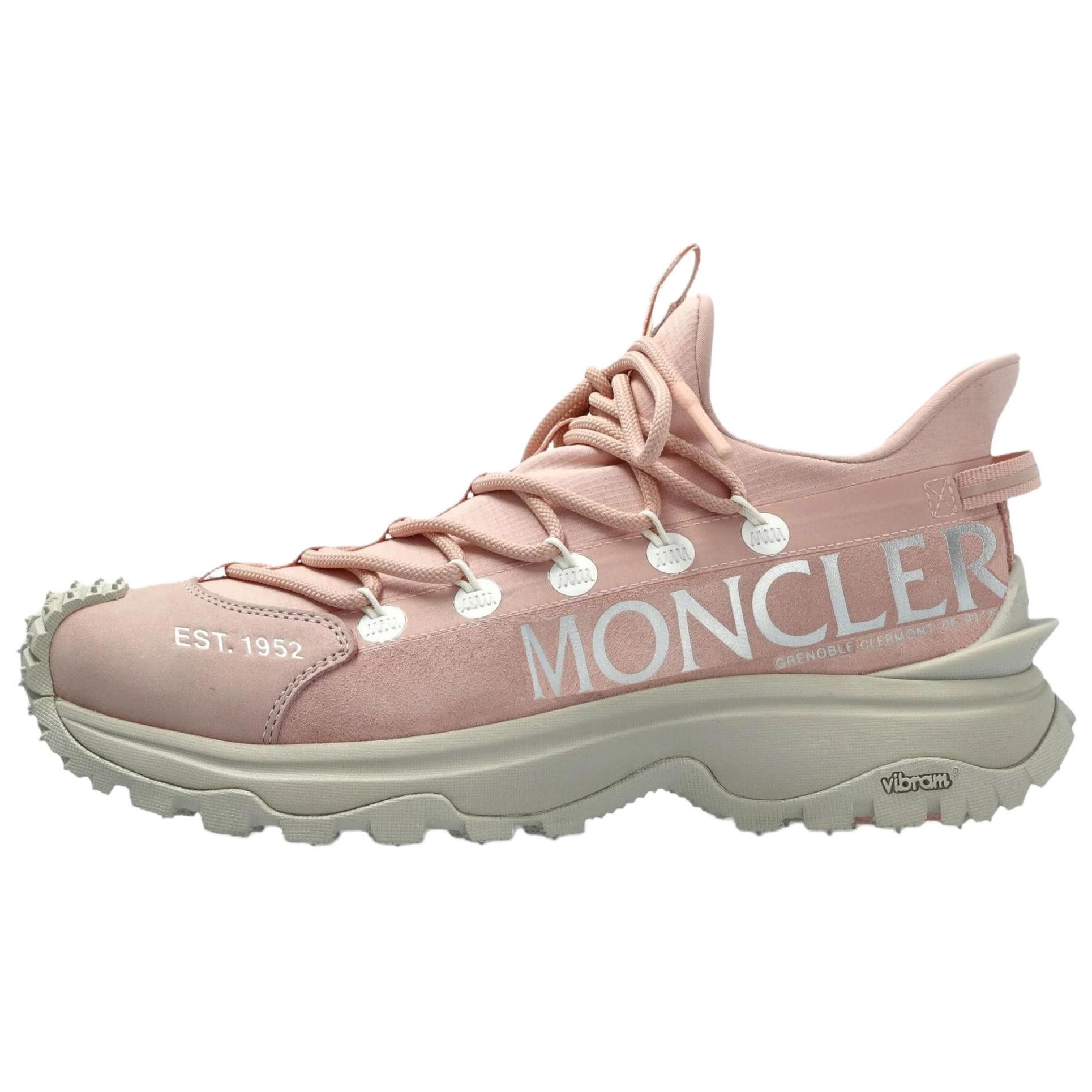 Женские кроссовки Moncler Trailgrip Lite 2 (розовые)