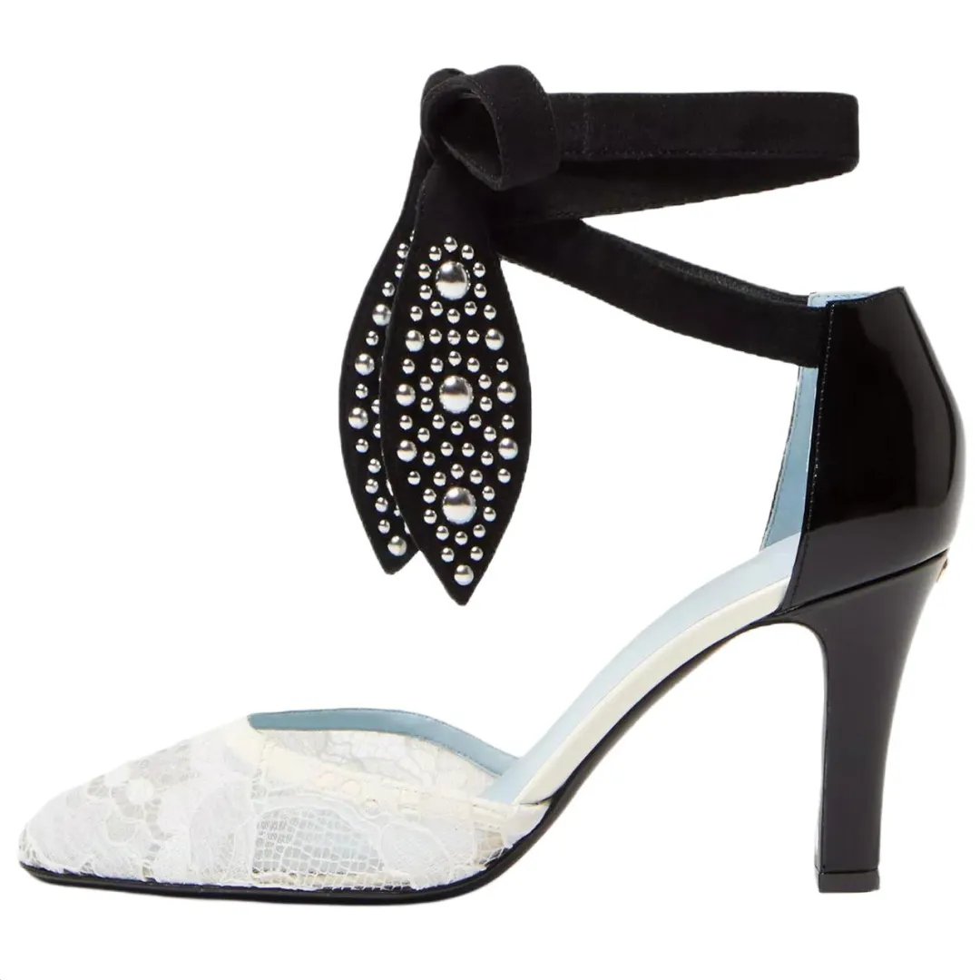 Valentino Foliefoliage Pointed Toe Pumps