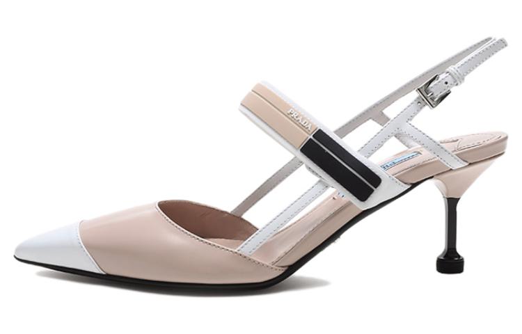 Женские туфли Prada Leather Pumps (черные)