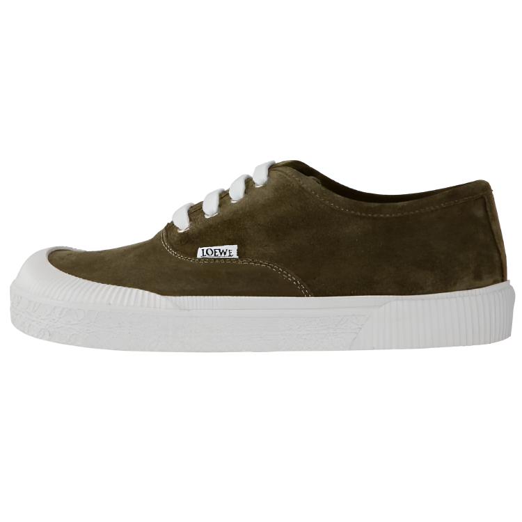 LOEWE Terra Vulca Suede Low top Skateboard Shoes Men's Green