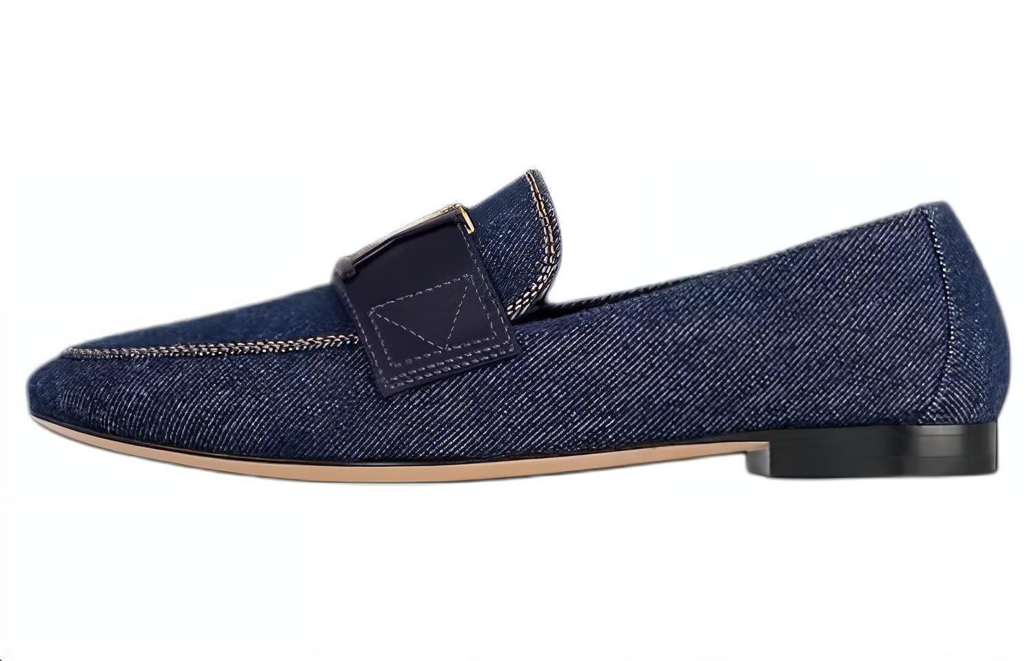 Женские туфли LOUIS VUITTON 1ACH3X (темно-синие)
