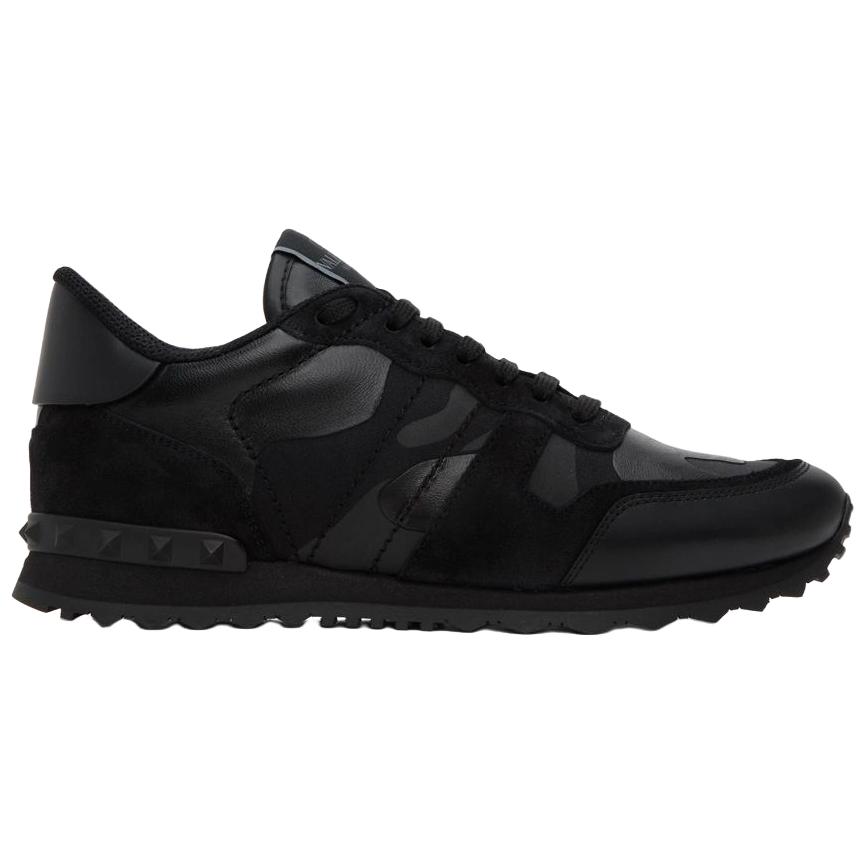Мужские кроссовки Valentino GARAVANI CAMOUFLAGE NOIR ROCKRUNNER (черный) — фото 2