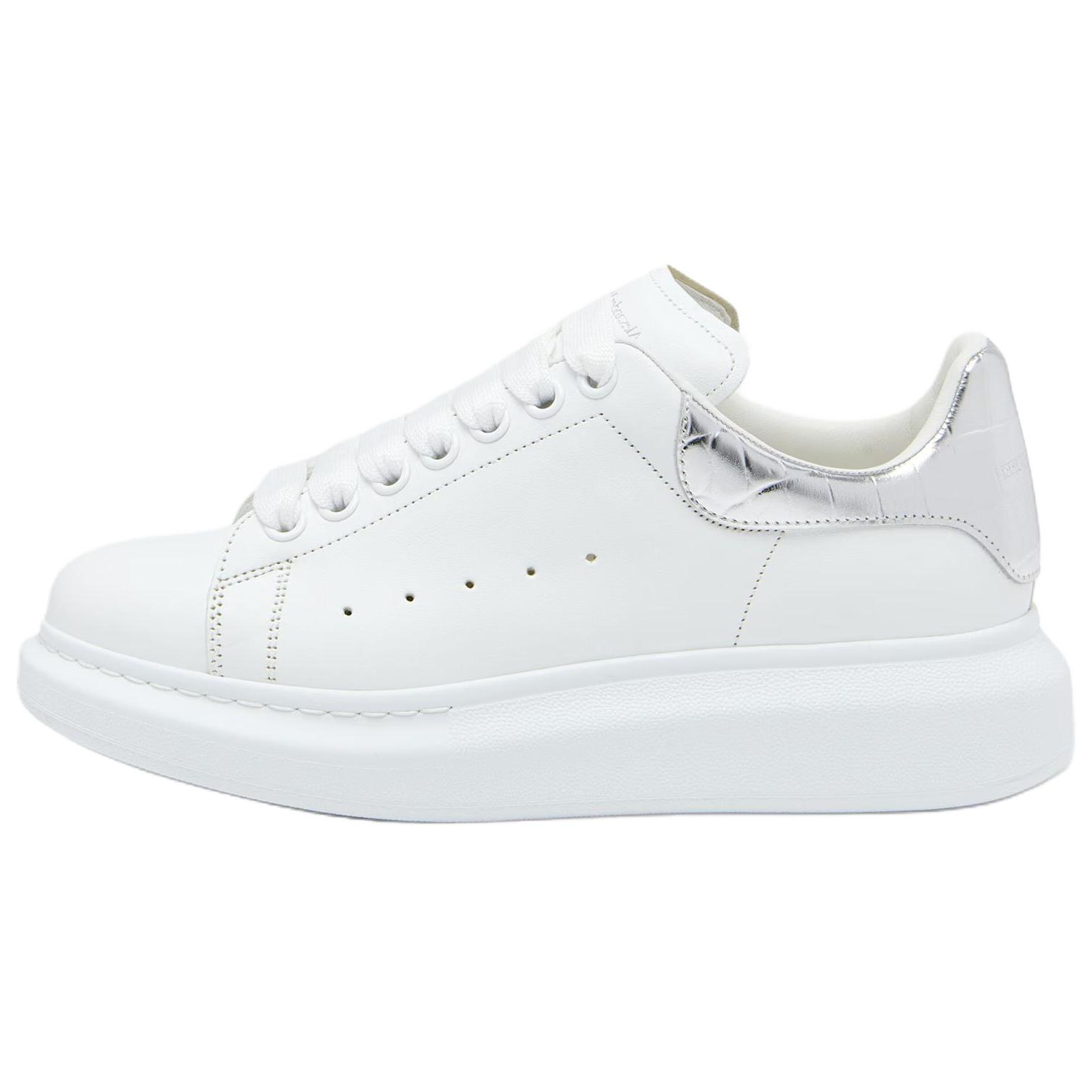 Женские кеды Alexander McQueen Oversized Sneaker (белые)