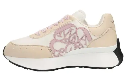 Alexander McQueen Sprint Runner Beige Pink Women's