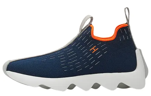 HERMES Eclair Abrasion Resistant Low top Casual Shoes Women's Blue